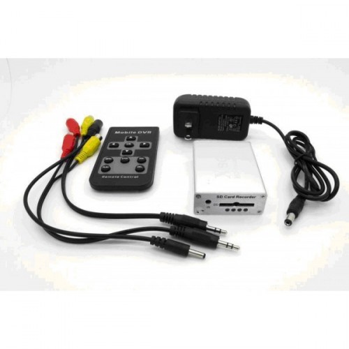 Video registratore portatile ad 1 canale con registrazione su SD con telecomando