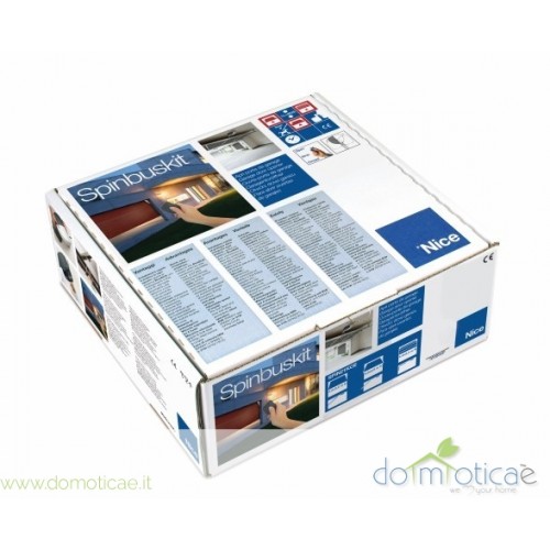 NICE SPIN20KCE SPINBUS KIT per porte basculanti e sezionali fino a 11,8 m2 NICE SPIN20KCE SPINBUS KIT per porte basculanti e sezionali fino a 11,8 m2