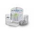 Combivox Centrale di Allarme Wilma Micro Kit: centrale GSM, 1 IR e 1 contatto c/magnete, 1 radiocomando, Alimentatore 220V 5V 2A