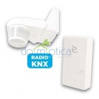 DAITEM SK302AX Composizione da esterno: rivelatore di movimento radio KNX a pile e ricevitore radio KNX con 1 uscita 10 A