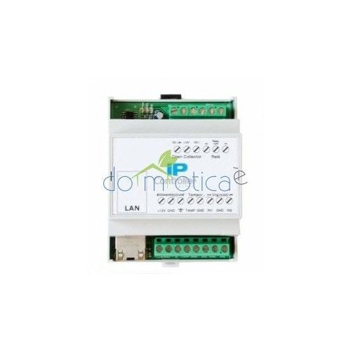 Modulo IP Controller IPC IPC-3102  2 ingressi, 2 uscite in contenitore guida DIN 